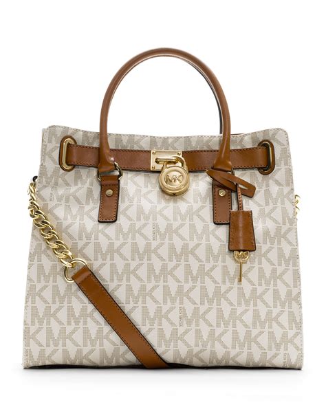 michael michael kors hamilton large logo tote|Michael Kors Hamilton large satchel.